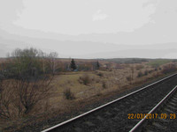 Вид на д. Кривая Лука с Железнодорожной станции "19 км"