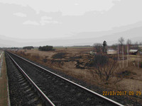 Вид на д. Кривая Лука с железнодорожной станции "19 км".